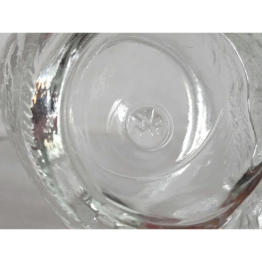 Vintage Egg Cup Clear Glass Hen on Nest WMF Germany